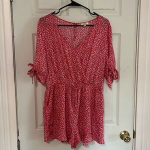 Women's Kori romper red medium floral